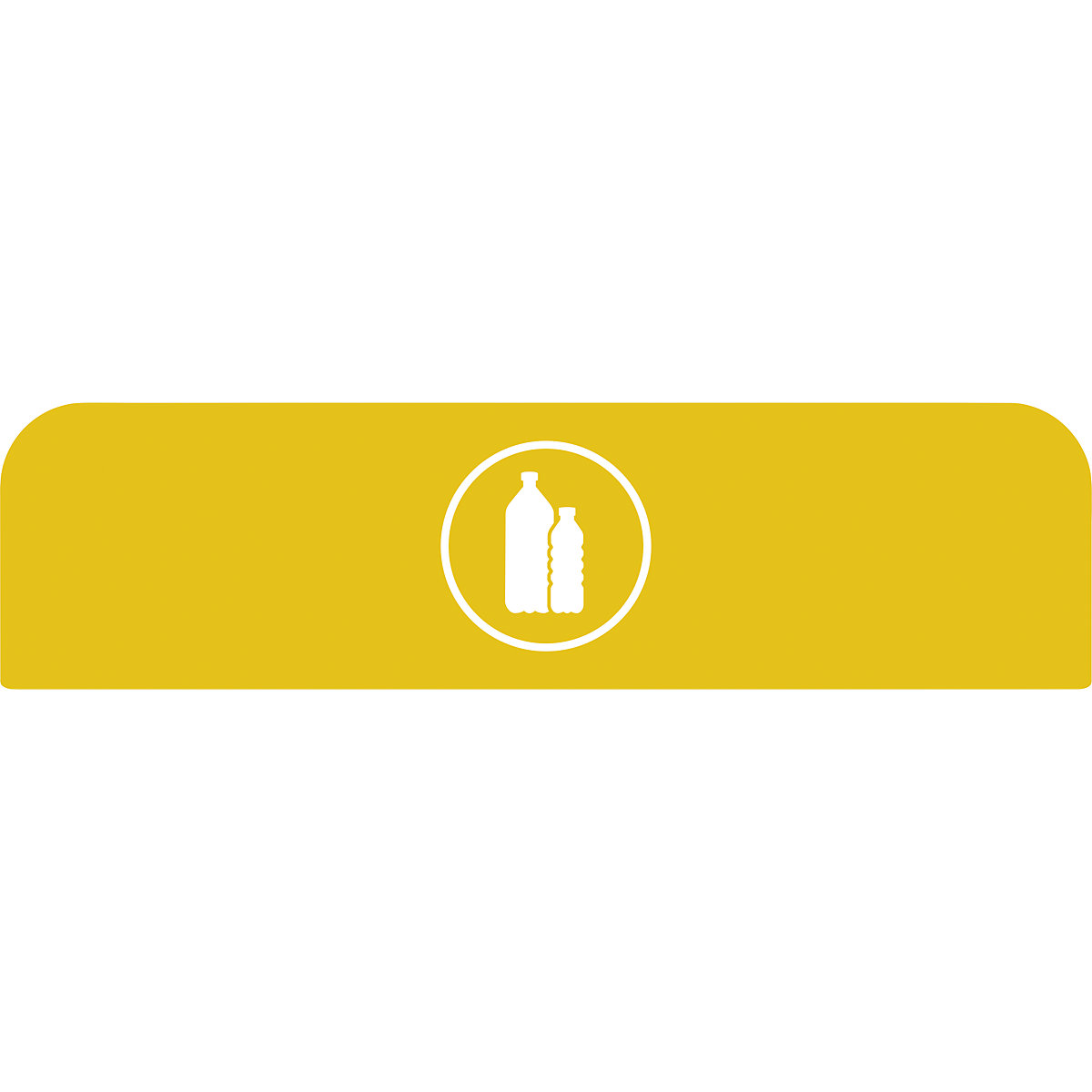 Hinweistafel Configure™ Rubbermaid, für 125-l-Behälter, gelb