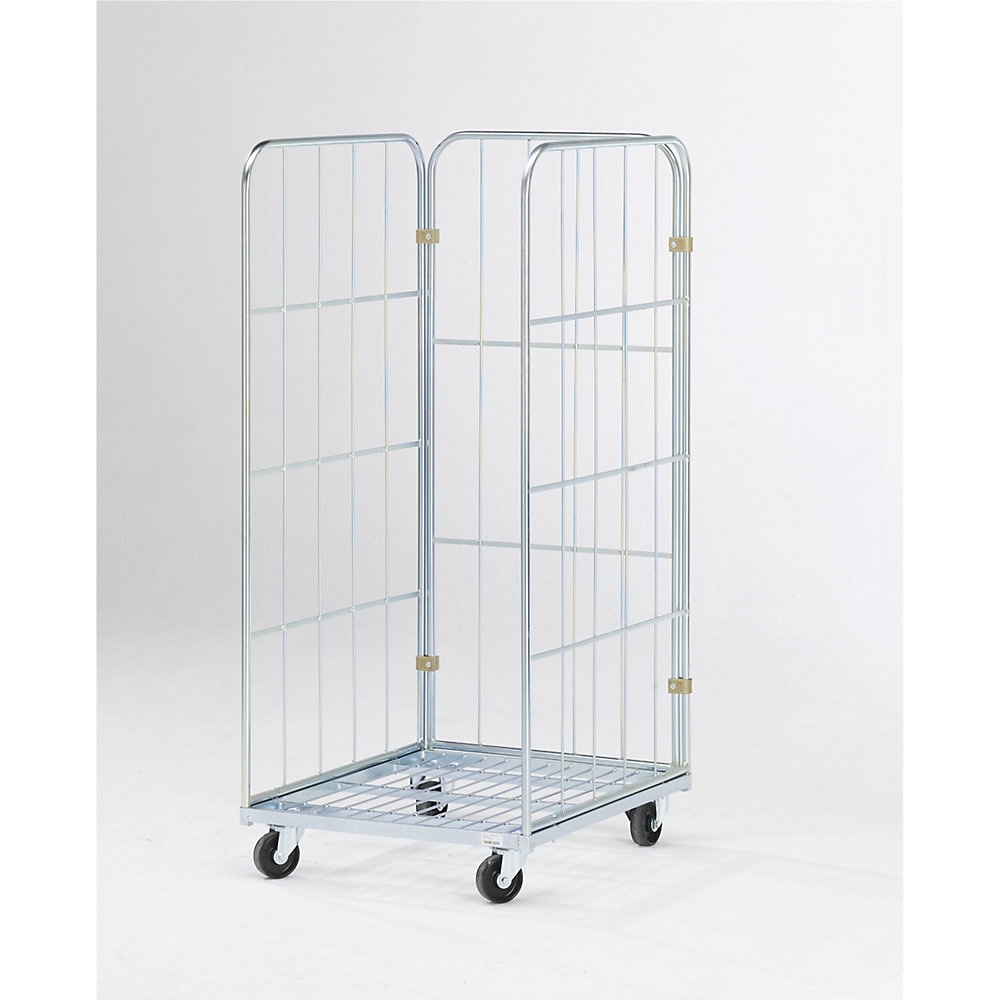 Roll-conteneur à panneaux grillagés