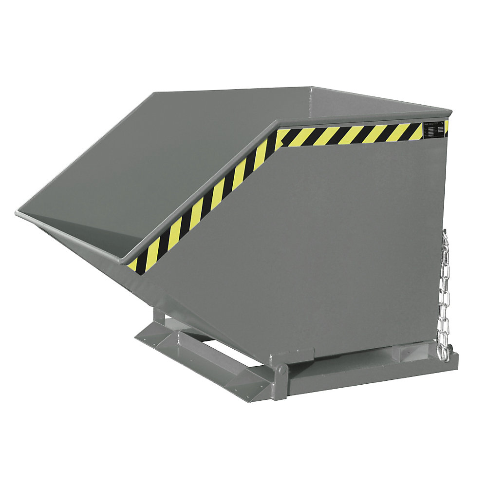 Benne basculante à mécanisme rabattable