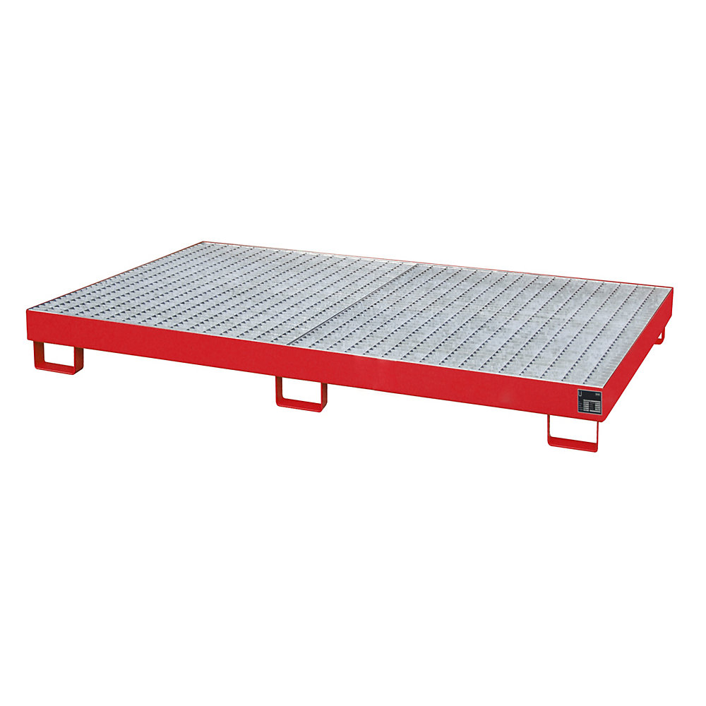 Cuve de rétention à poser sous rayonnages