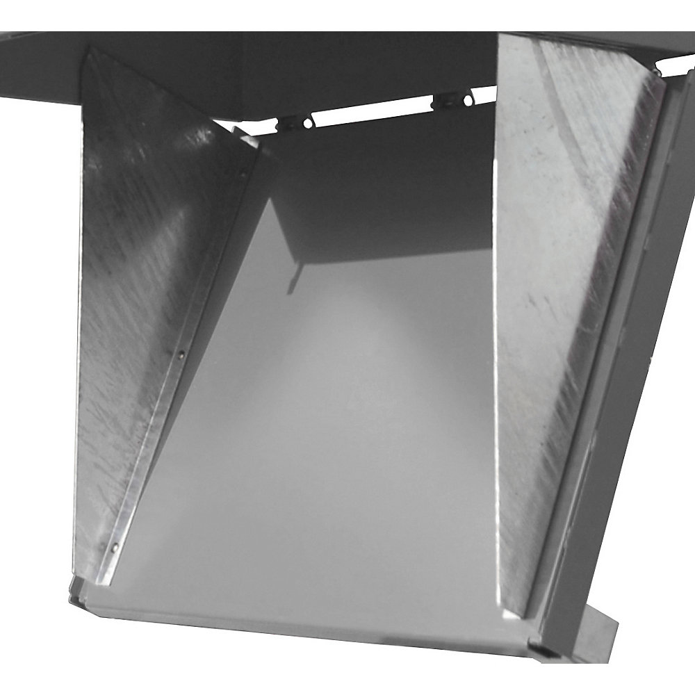 Trappe de fond avec parois de centrage