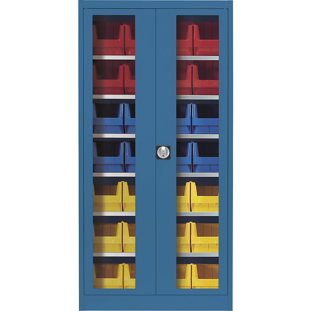 Armoire vitrée à portes battantes