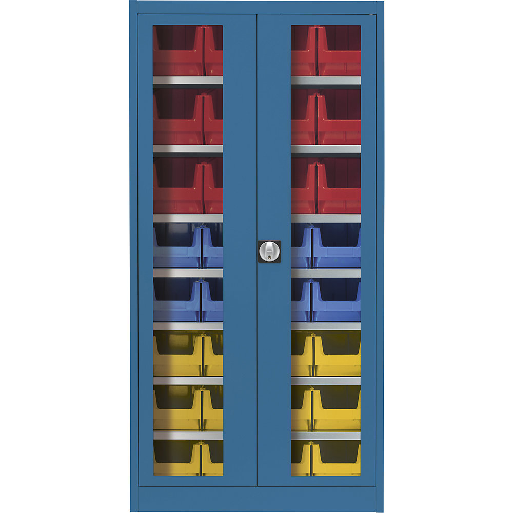 Armoire vitrée à portes battantes