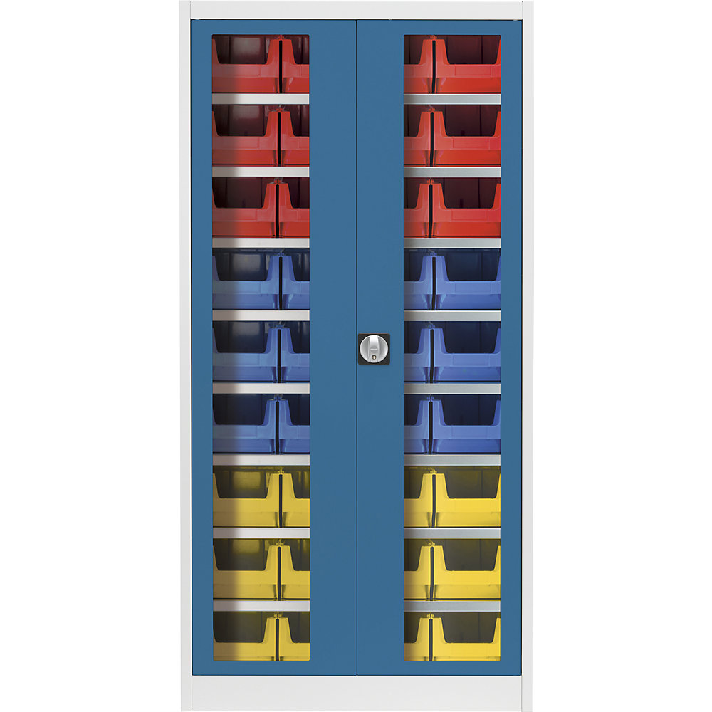 Armoire vitrée à portes battantes