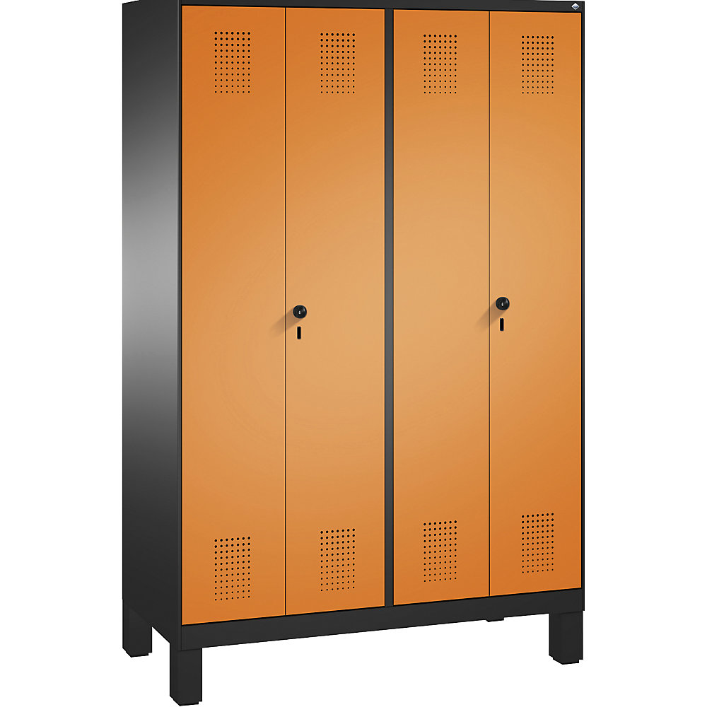 Penderie EVOLO à portes fermant l'une contre l'autre