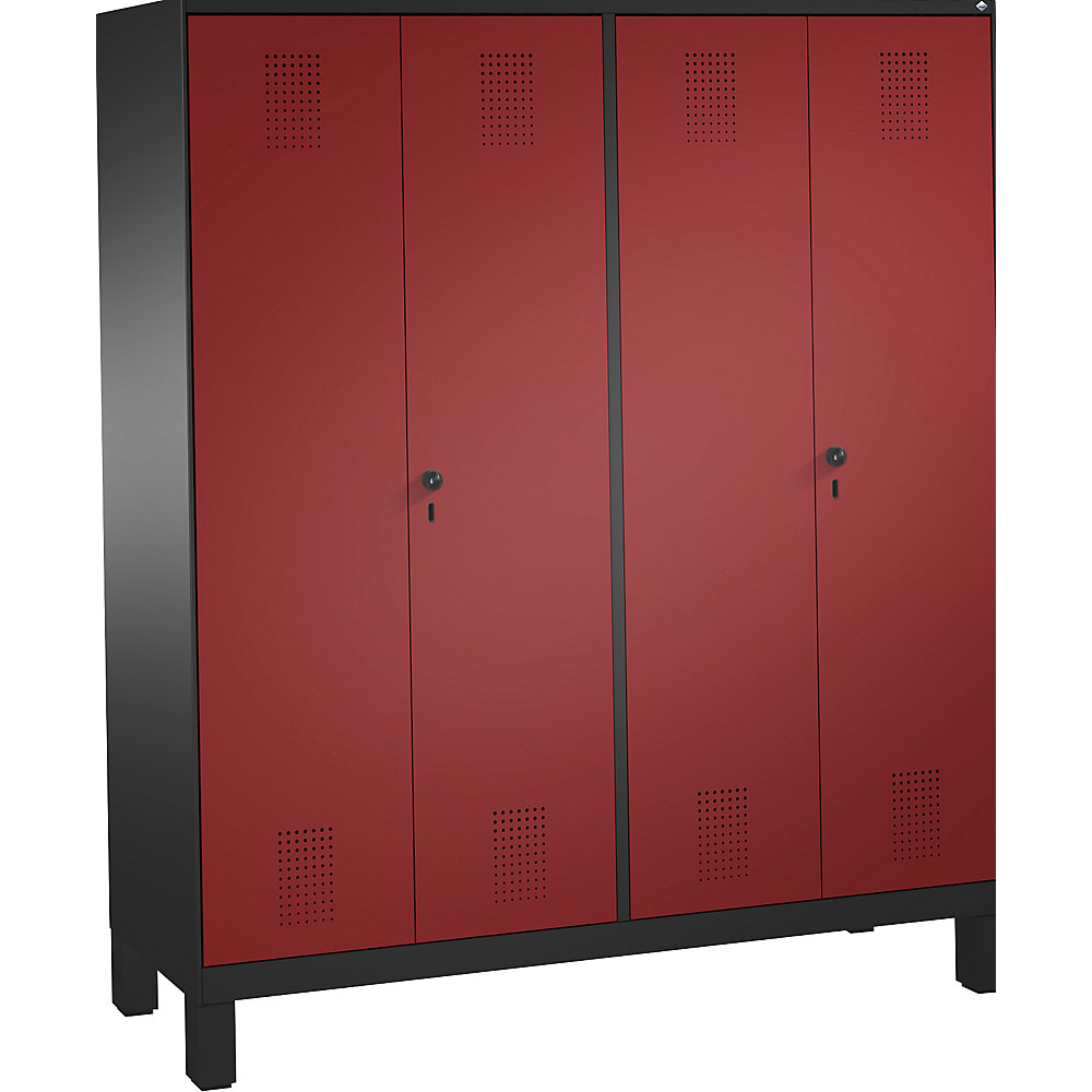 Penderie EVOLO à portes fermant l'une contre l'autre