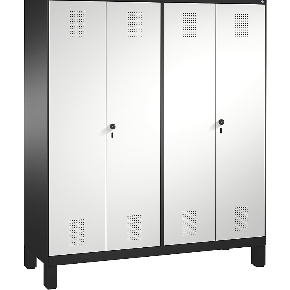 Penderie EVOLO à portes fermant l'une contre l'autre