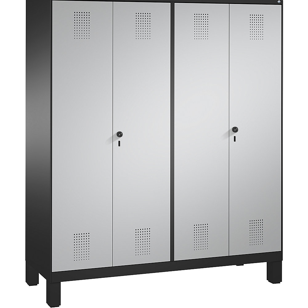 Penderie EVOLO à portes fermant l'une contre l'autre