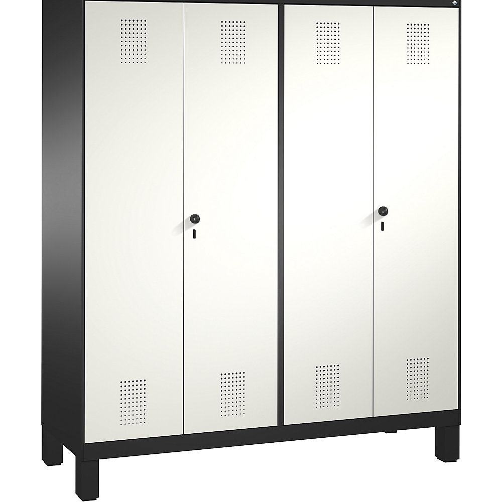 Penderie EVOLO à portes fermant l'une contre l'autre