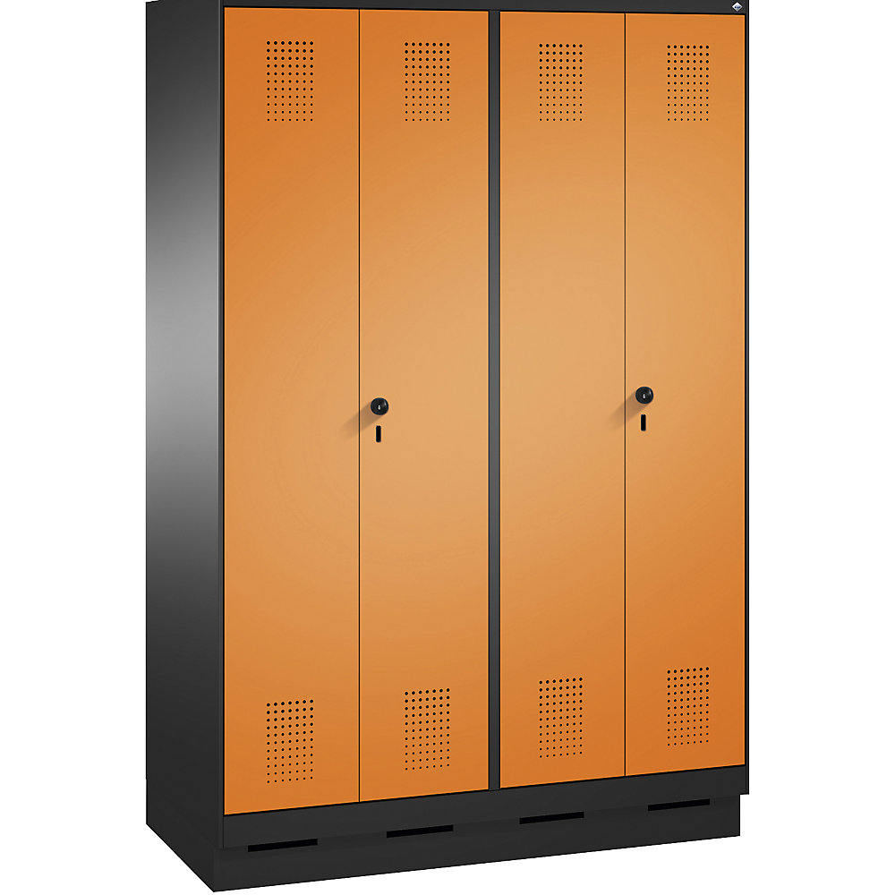 Penderie EVOLO à portes fermant l'une contre l'autre