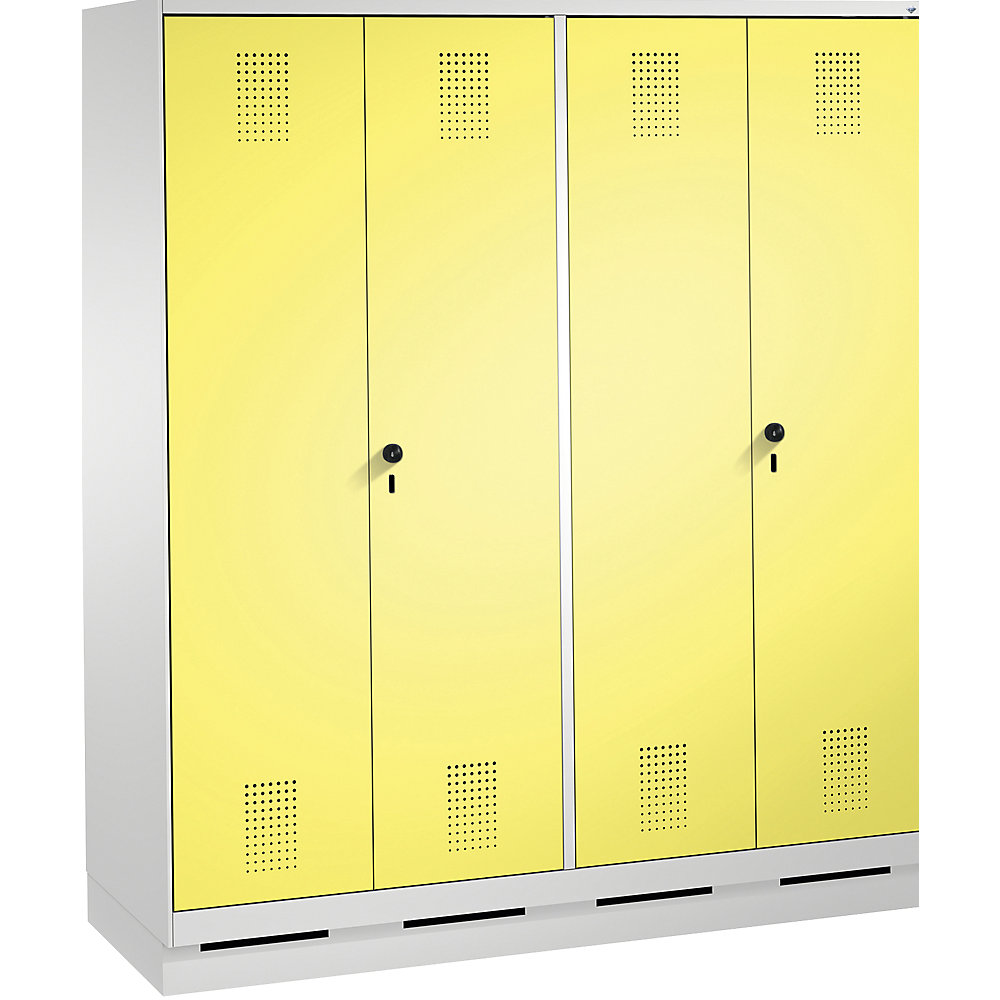 Penderie EVOLO à portes fermant l'une contre l'autre