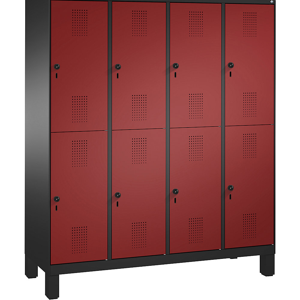 Penderie sur pieds EVOLO à deux étages