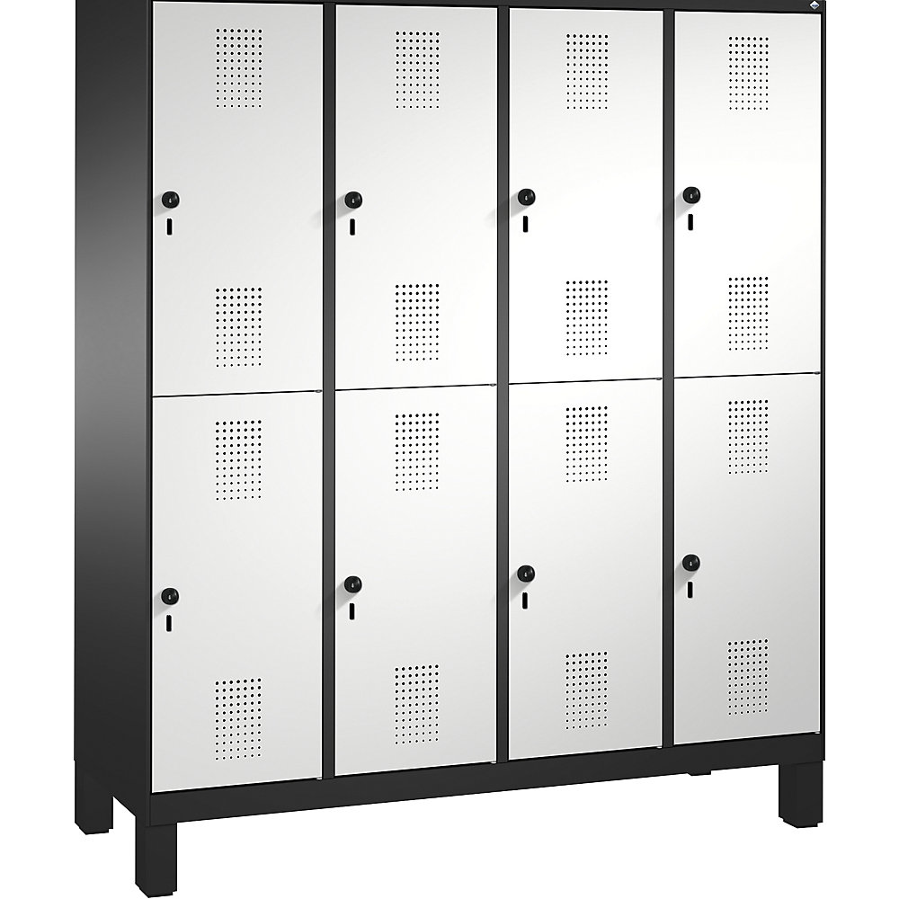 Penderie sur pieds EVOLO à deux étages