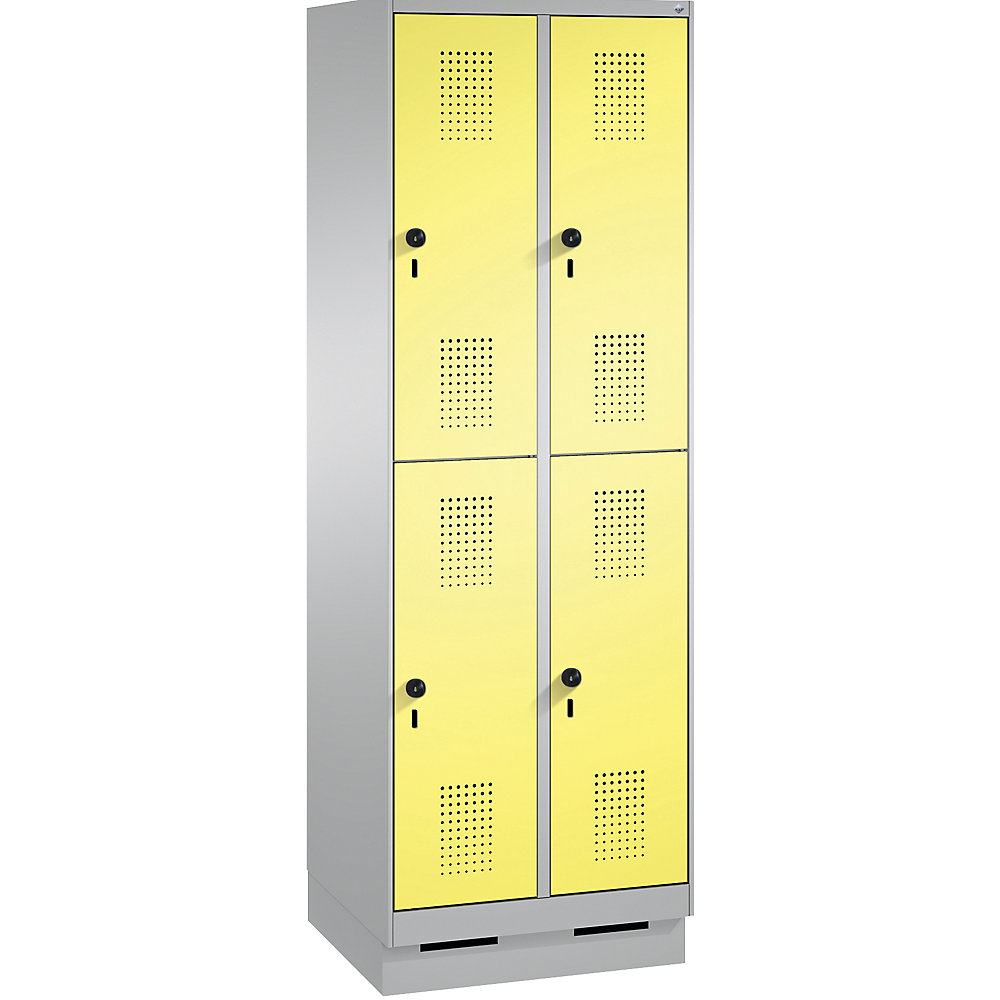 Penderie sur socle EVOLO à deux étages