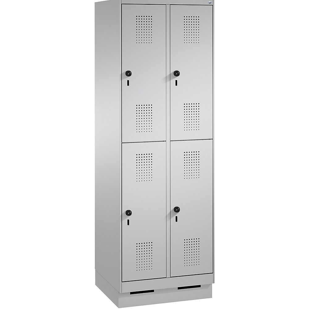 Penderie sur socle EVOLO à deux étages