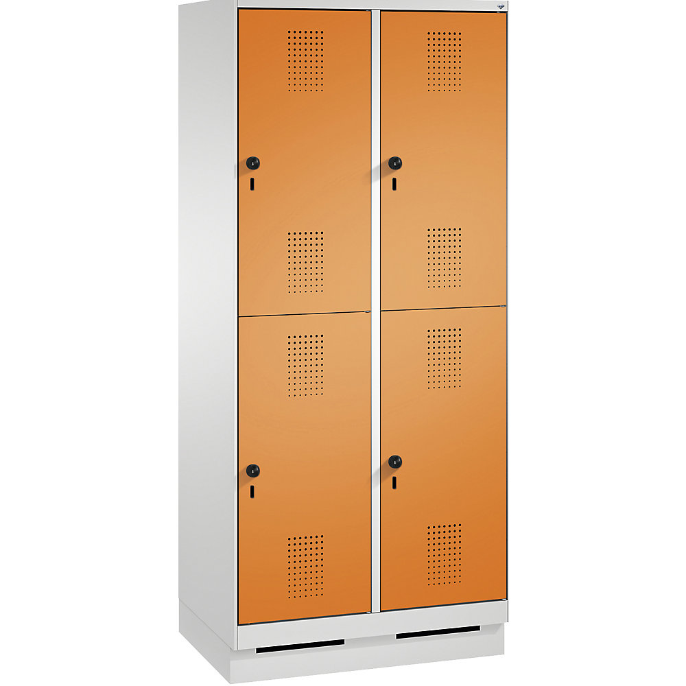 Penderie sur socle EVOLO à deux étages