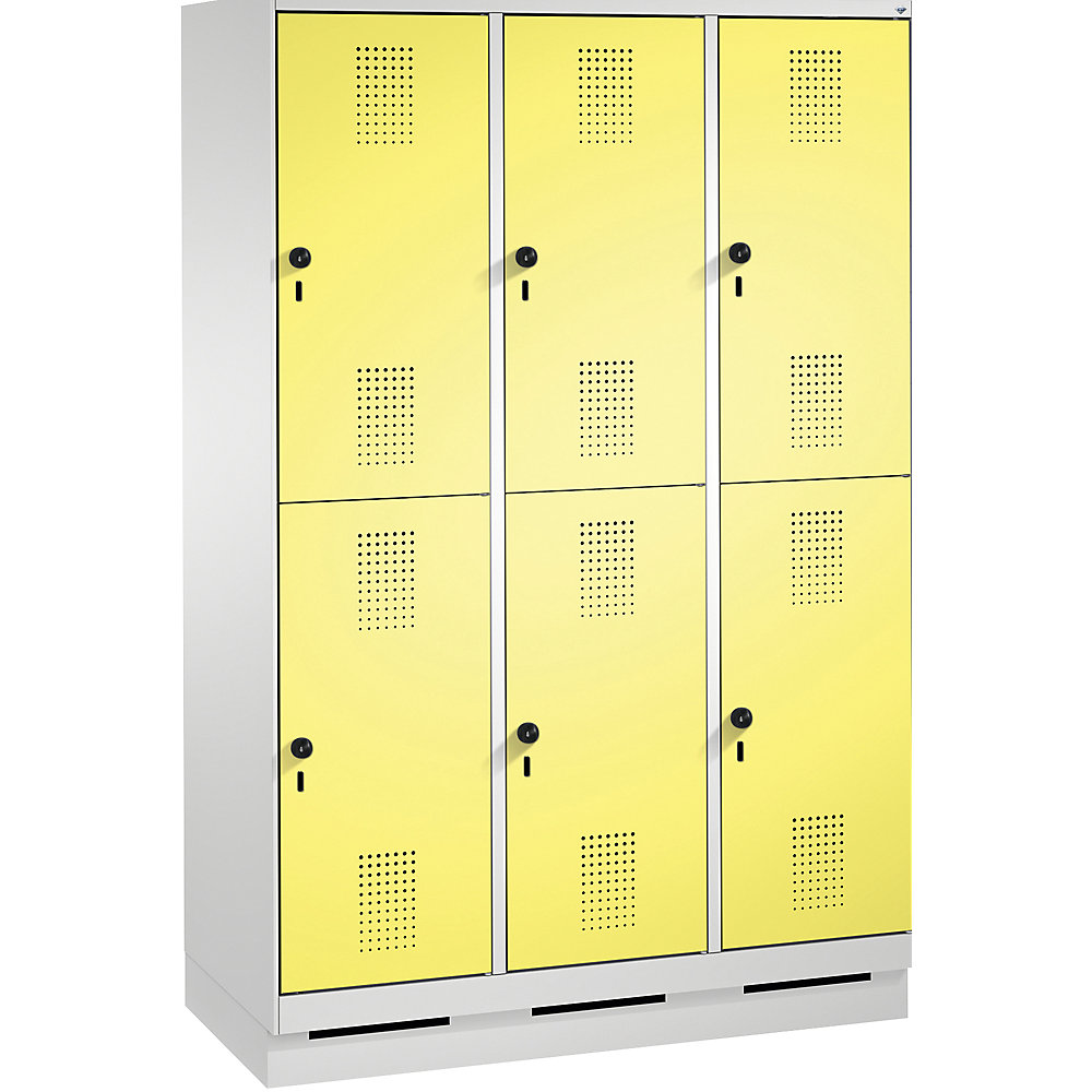 Penderie sur socle EVOLO à deux étages