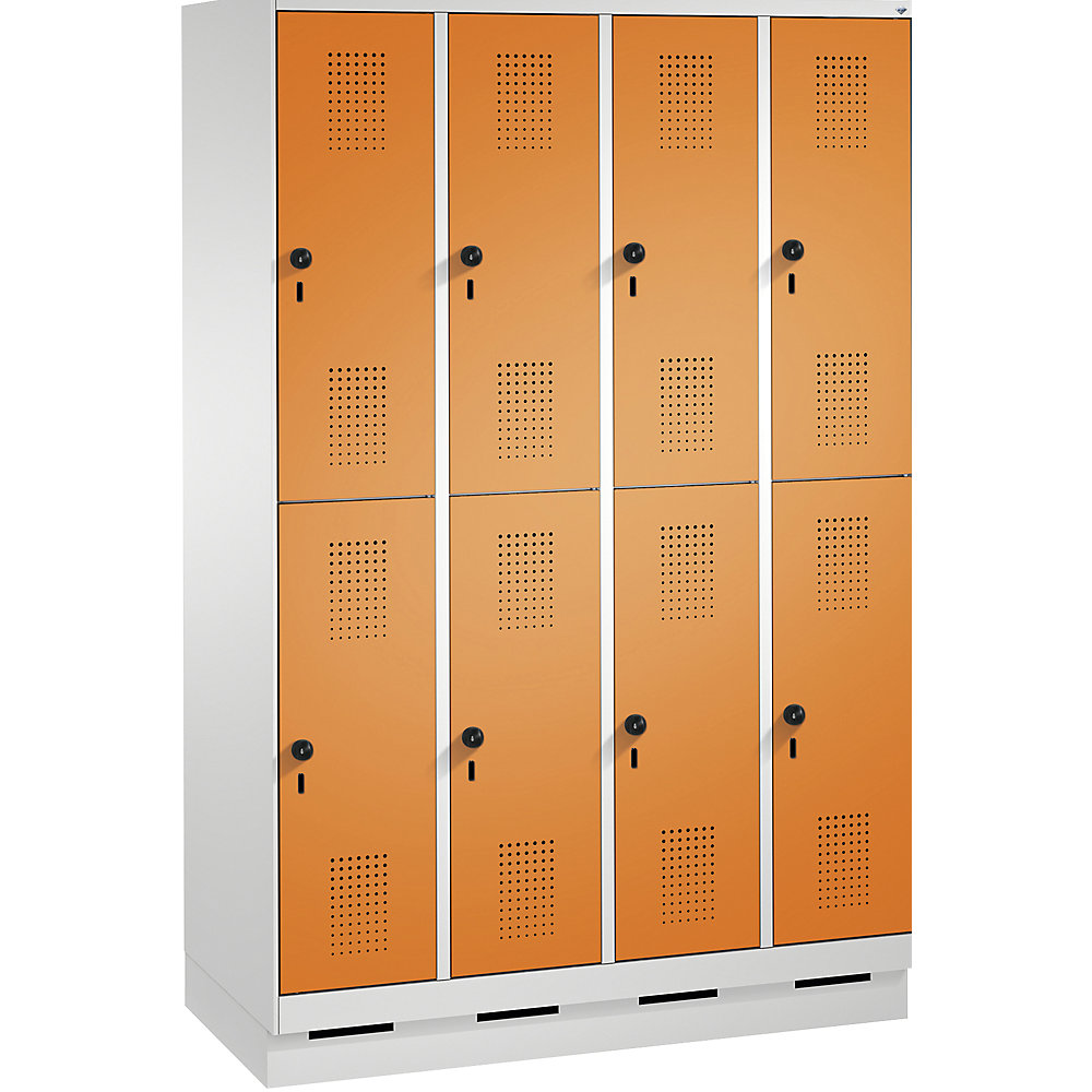 Penderie sur socle EVOLO à deux étages