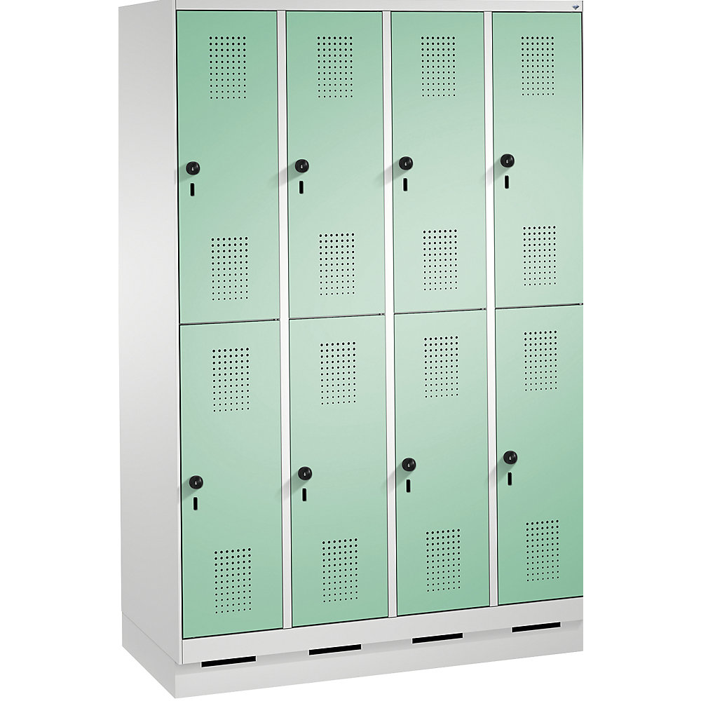 Penderie sur socle EVOLO à deux étages