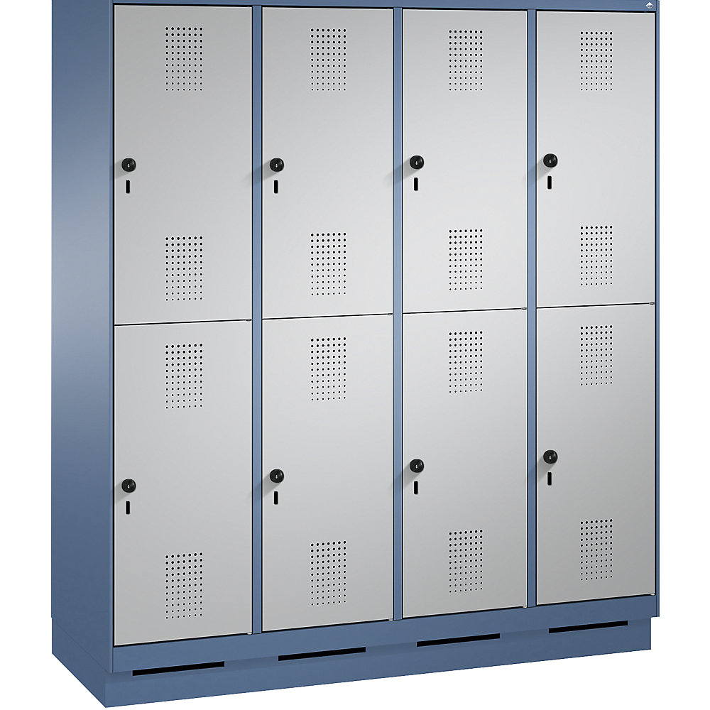 Penderie sur socle EVOLO à deux étages