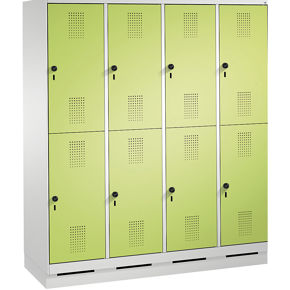 Penderie sur socle EVOLO à deux étages