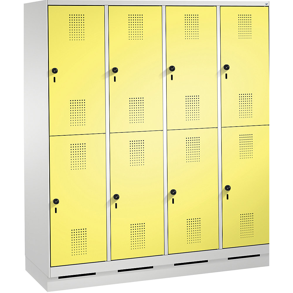 Penderie sur socle EVOLO à deux étages