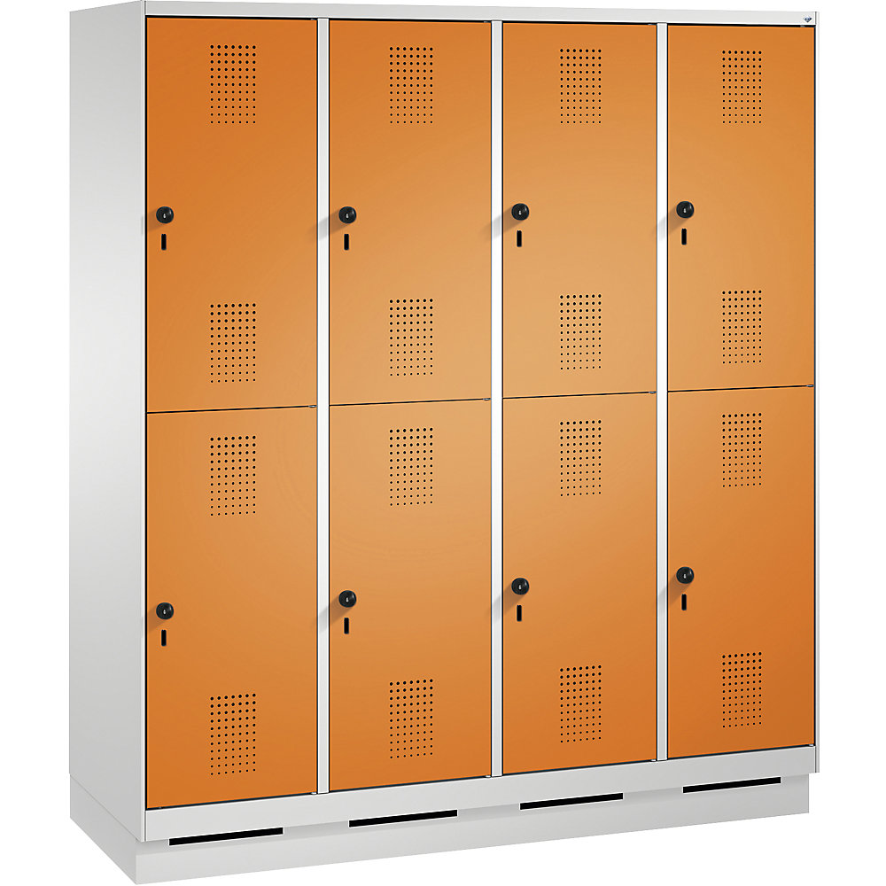 Penderie sur socle EVOLO à deux étages