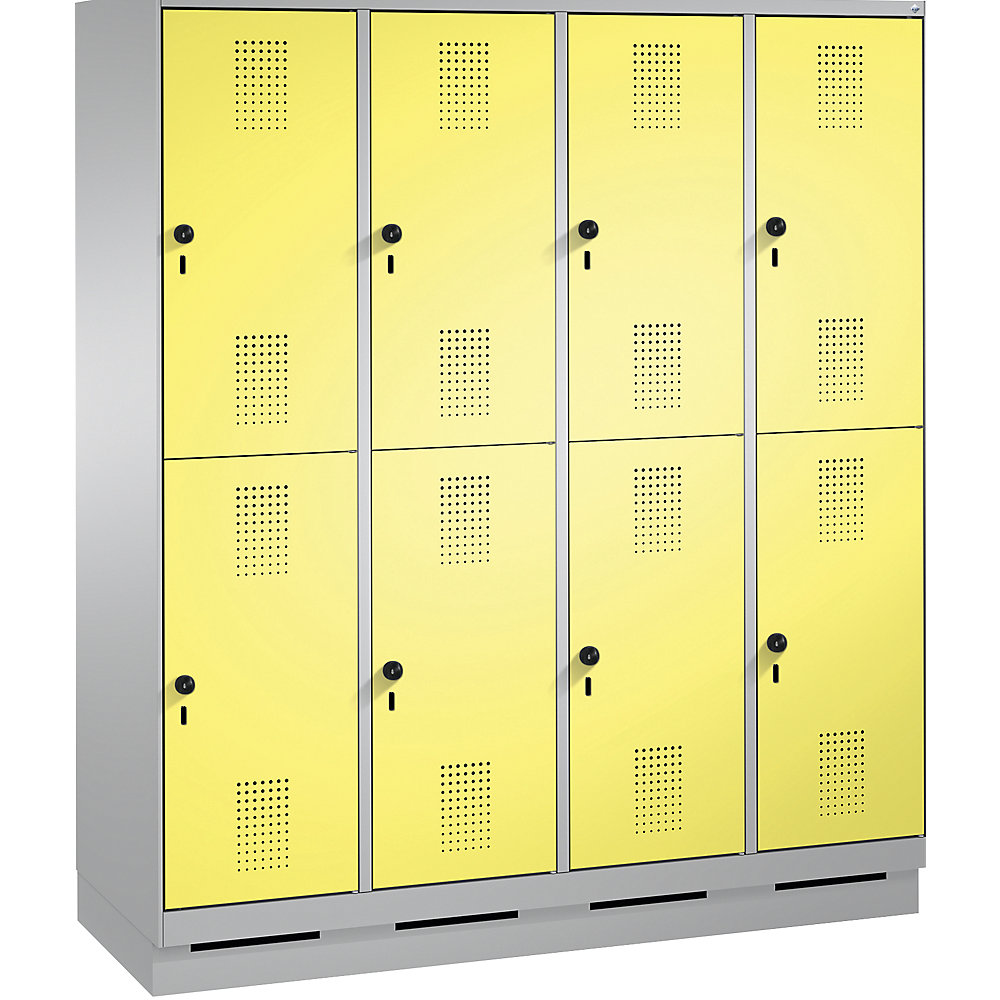 Penderie sur socle EVOLO à deux étages