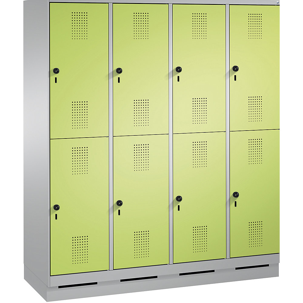 Penderie sur socle EVOLO à deux étages