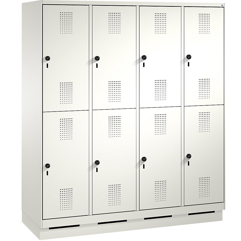 Penderie sur socle EVOLO à deux étages