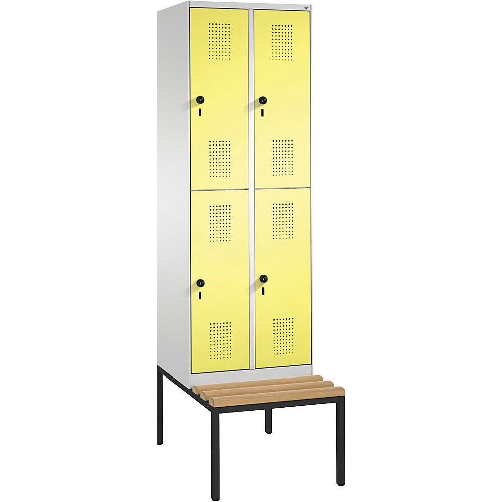 Penderie EVOLO à deux étages, avec banc