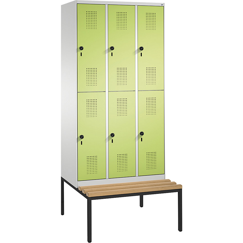 Penderie EVOLO à deux étages, avec banc