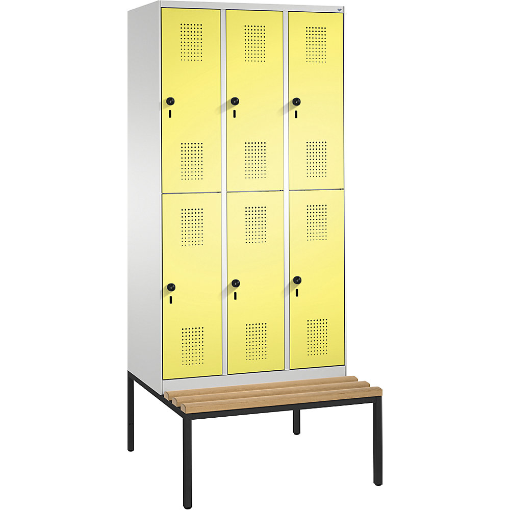 Penderie EVOLO à deux étages, avec banc