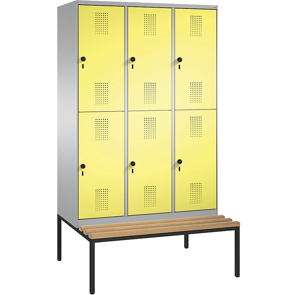 Penderie EVOLO à deux étages, avec banc