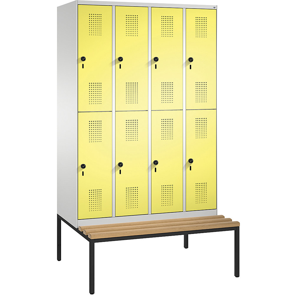 Penderie EVOLO à deux étages, avec banc