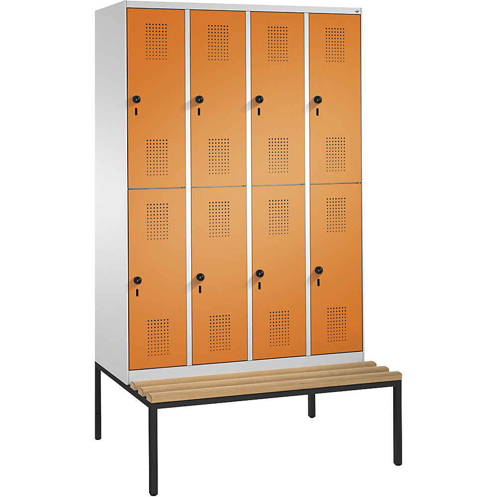 Penderie EVOLO à deux étages, avec banc