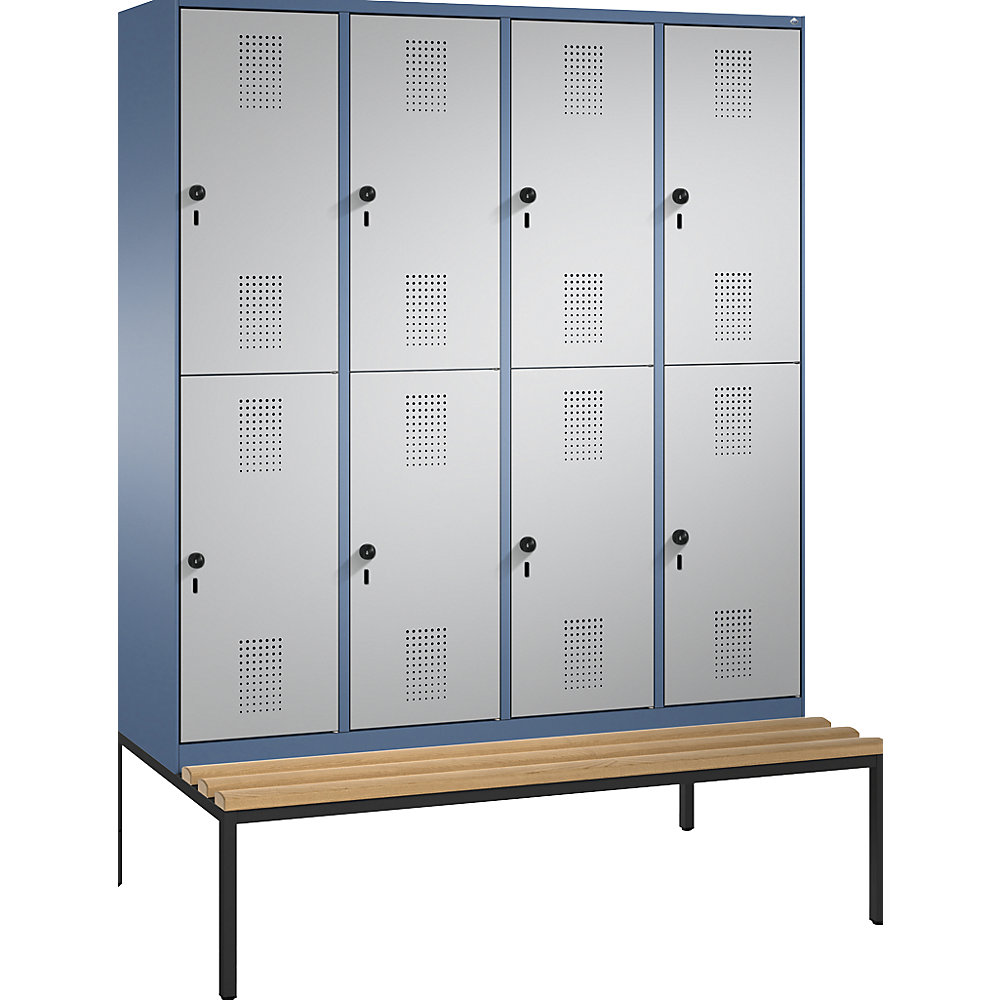 Penderie EVOLO à deux étages, avec banc