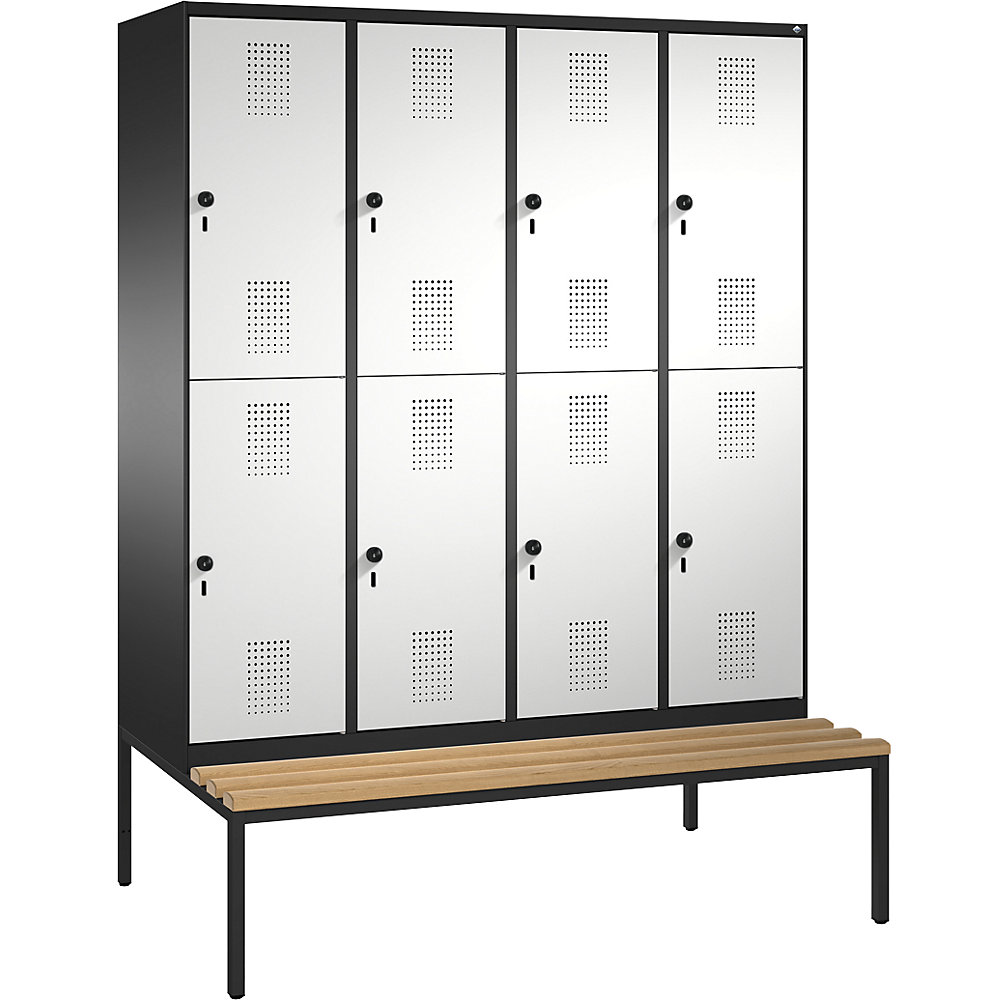 Penderie EVOLO à deux étages, avec banc