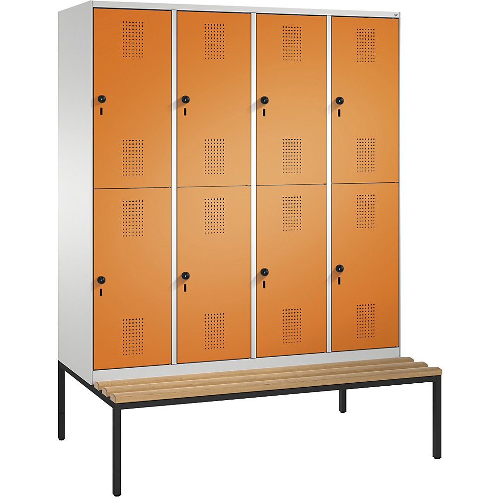 Penderie EVOLO à deux étages, avec banc