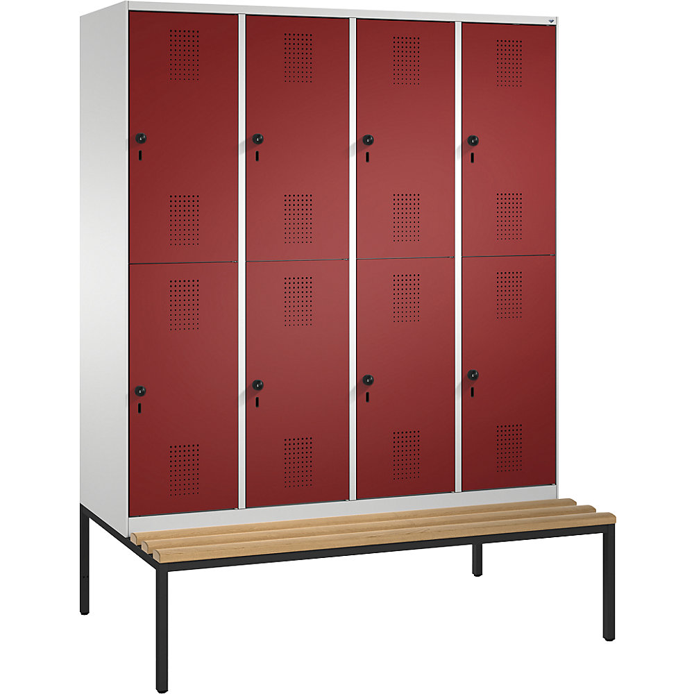 Penderie EVOLO à deux étages, avec banc