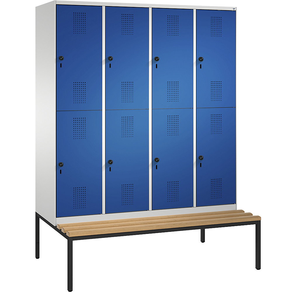 Penderie EVOLO à deux étages, avec banc