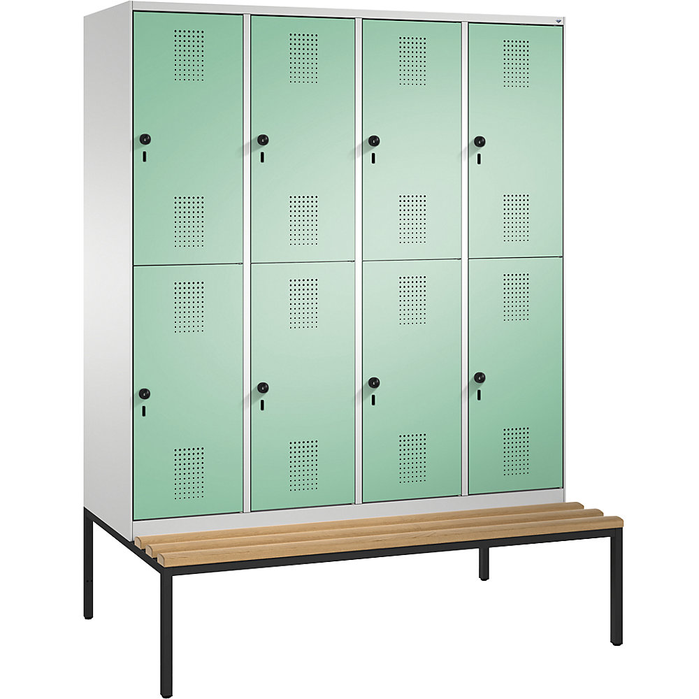 Penderie EVOLO à deux étages, avec banc