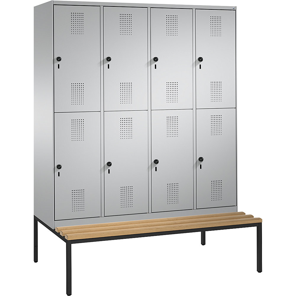 Penderie EVOLO à deux étages, avec banc