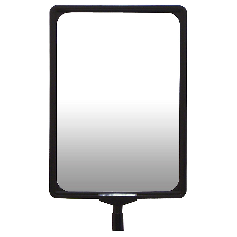 Porte-panneau pour potelet de délimitation, à emboîter, format A4 vertical, plastique
