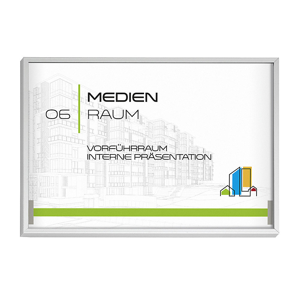 Plaque de porte MADRID Silver Line™