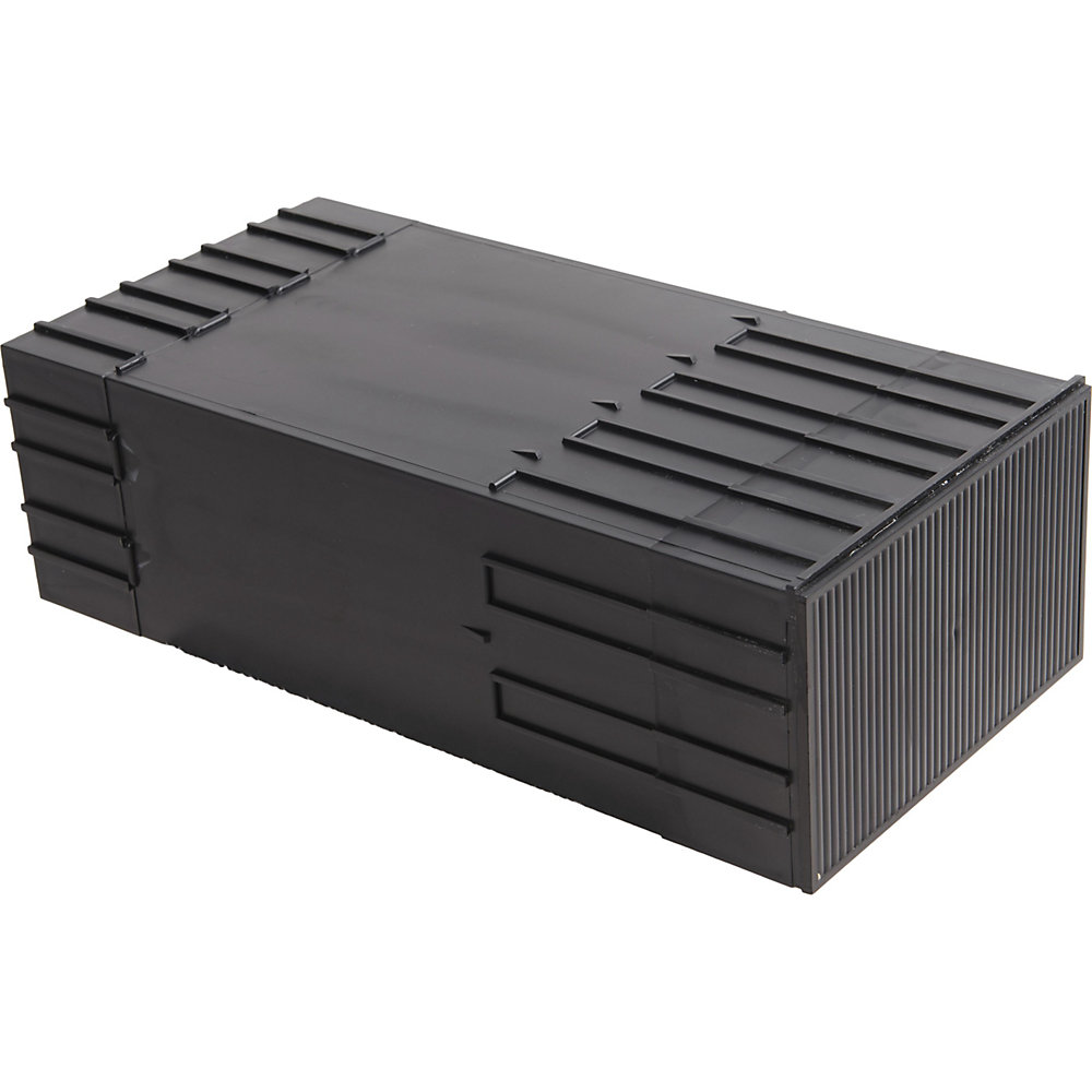 Paire de socles, noir, largeur 322 mm