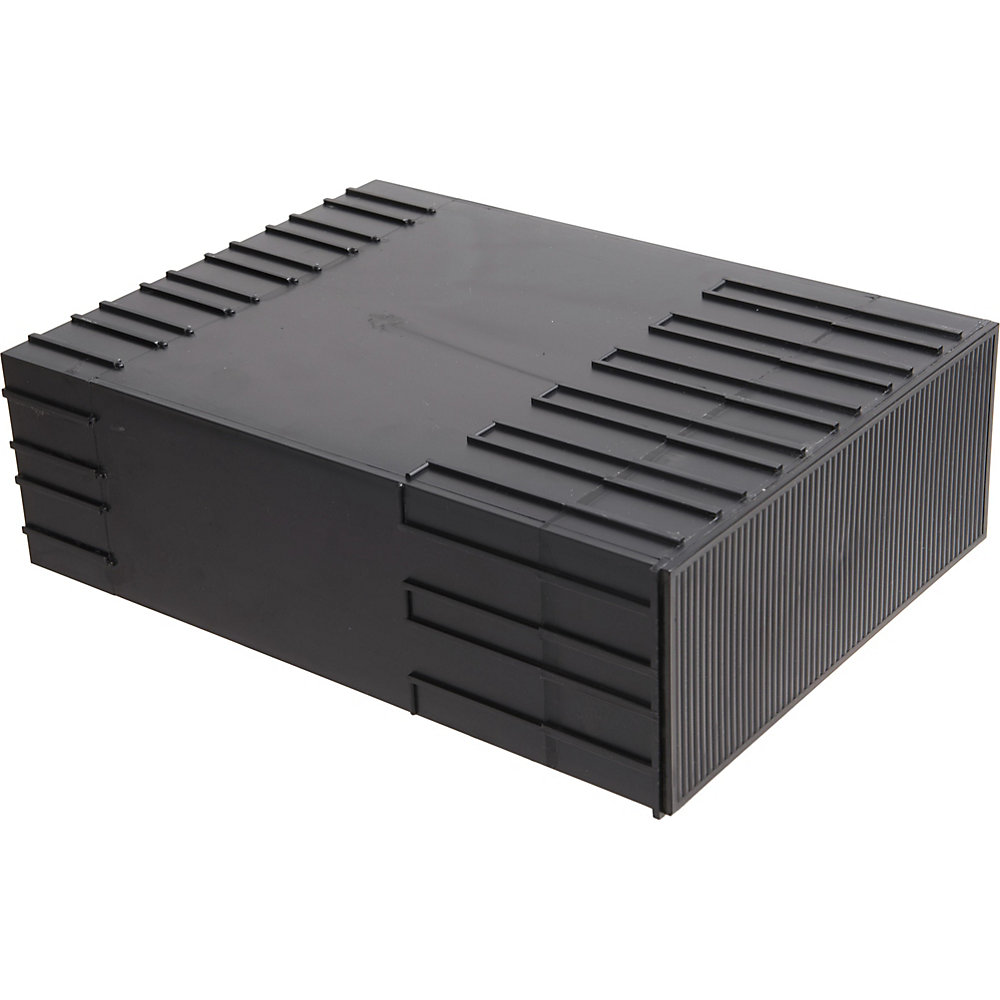 Paire de socles, noir, largeur 482 mm