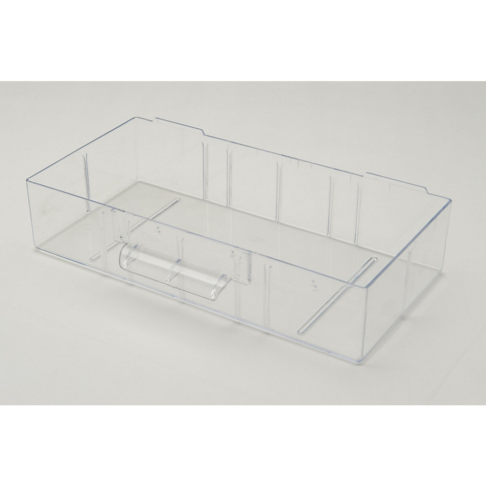 Tiroir translucide en polystyrène