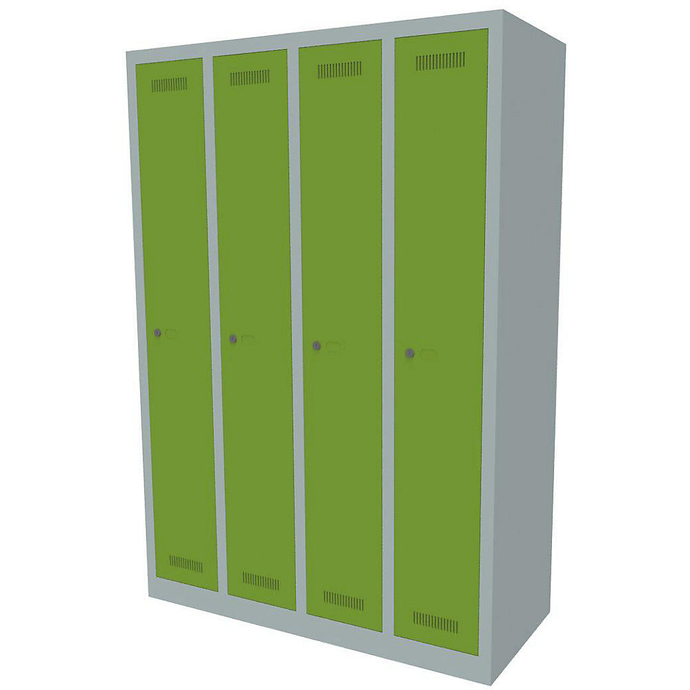 Penderie MonoBloc™, largeur compartiments 248 mm, un niveau