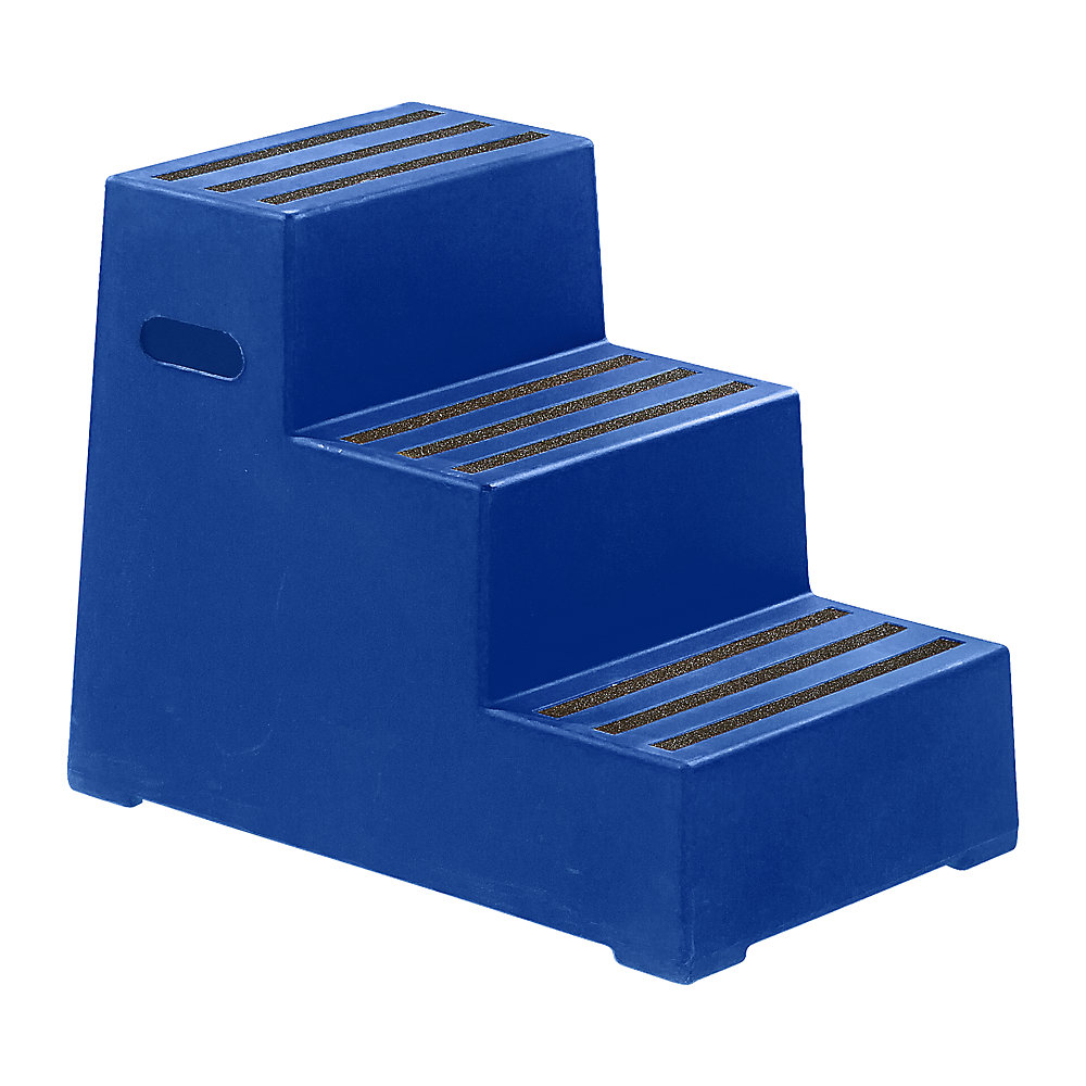 Escabeau en plastique à marches antidérapantes